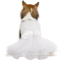 Собака белая принцесса платья с Bowknot